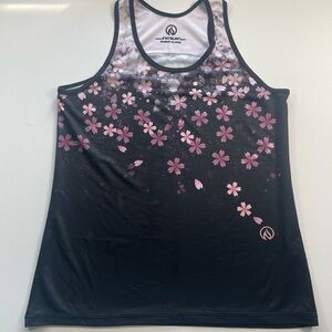 INKnBURN Sakura Cherry Blossom Racerback Women’s Tank Top 2XL Running Workout